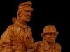 Aristocrats of the Road, Caricature Carving, Honduras Mahogany
