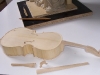 Cello, Caricature Carving, Clay Model 6