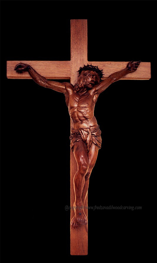 Religious sculptures, catholic statuary, and religious relief wood carvings